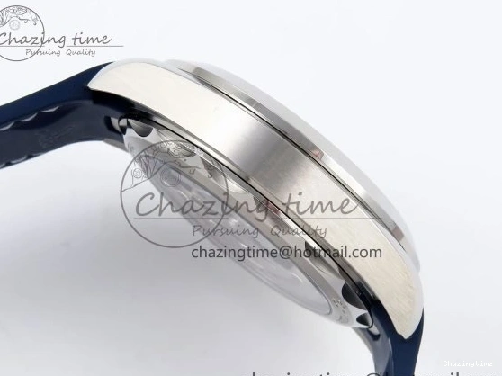 0226 Aqua Terra GMT Worldtimer 43mm VSF 1:1 Best Edition Deep Blue Dial on Blue Rubber Strap A8938 Super Clone QuickDry 7721